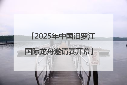 2025年中国汨罗江国际龙舟邀请赛开幕